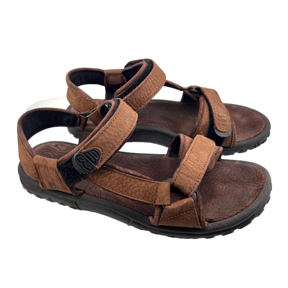 TEVA Brown Leather Sandals Women's 11 Outdoor Trail Summer Travel Garden 1371